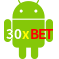 Aplicativo 30xbet para Android